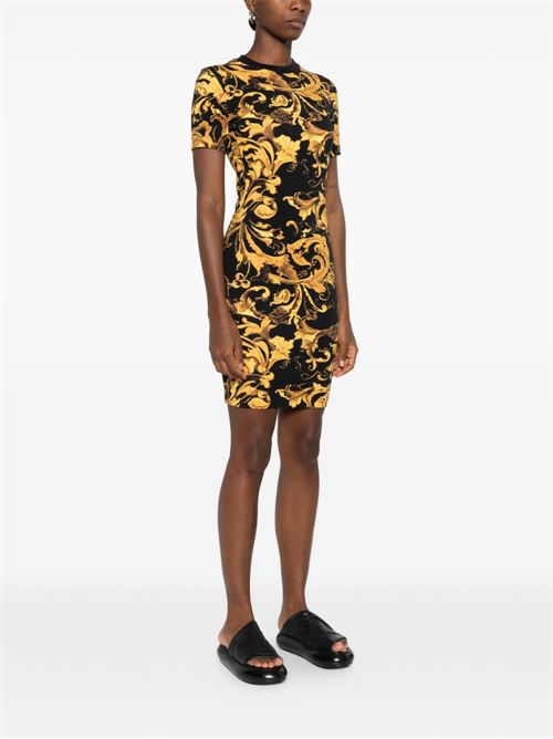 Abito donna corto con stampa Versace jeans Couture | 79HAO939JS504G89